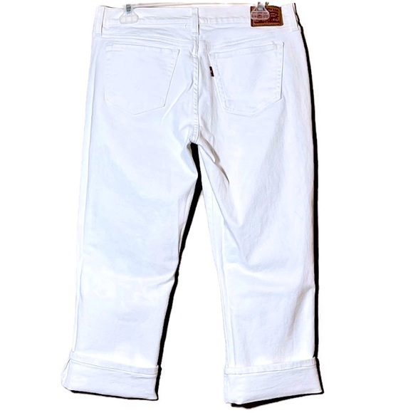Levi's Denim - Levi’s White Boyfriend Jeans Very Stretchy Woman’s Size 27